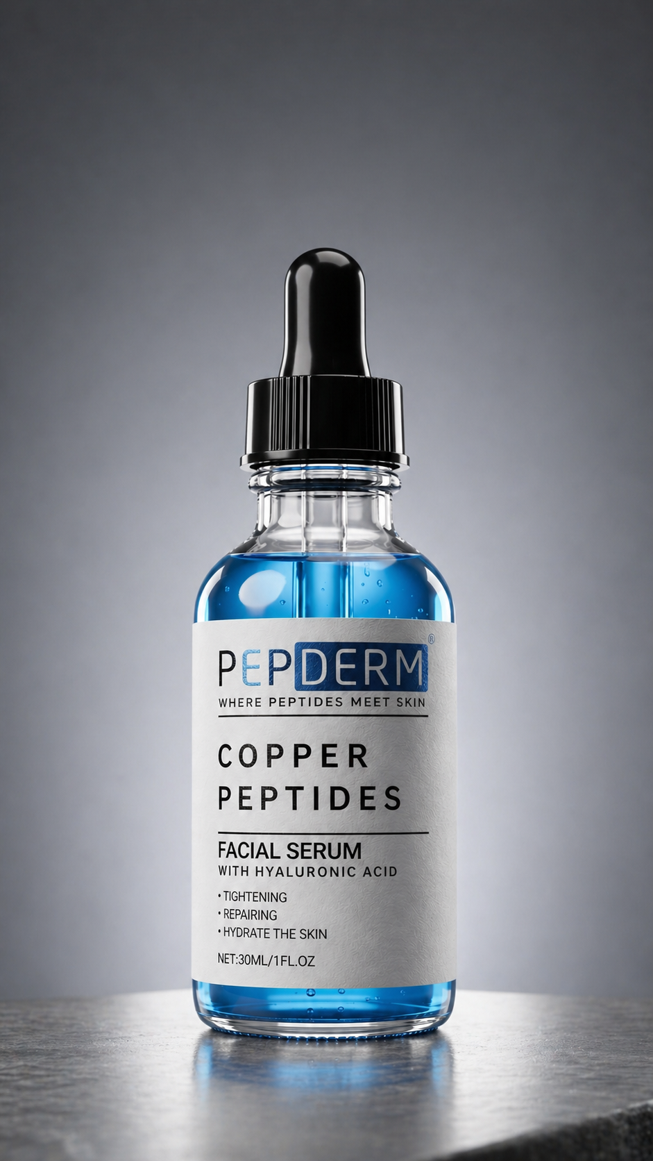 Copper Peptide Serum (GHK-Cu + HA)