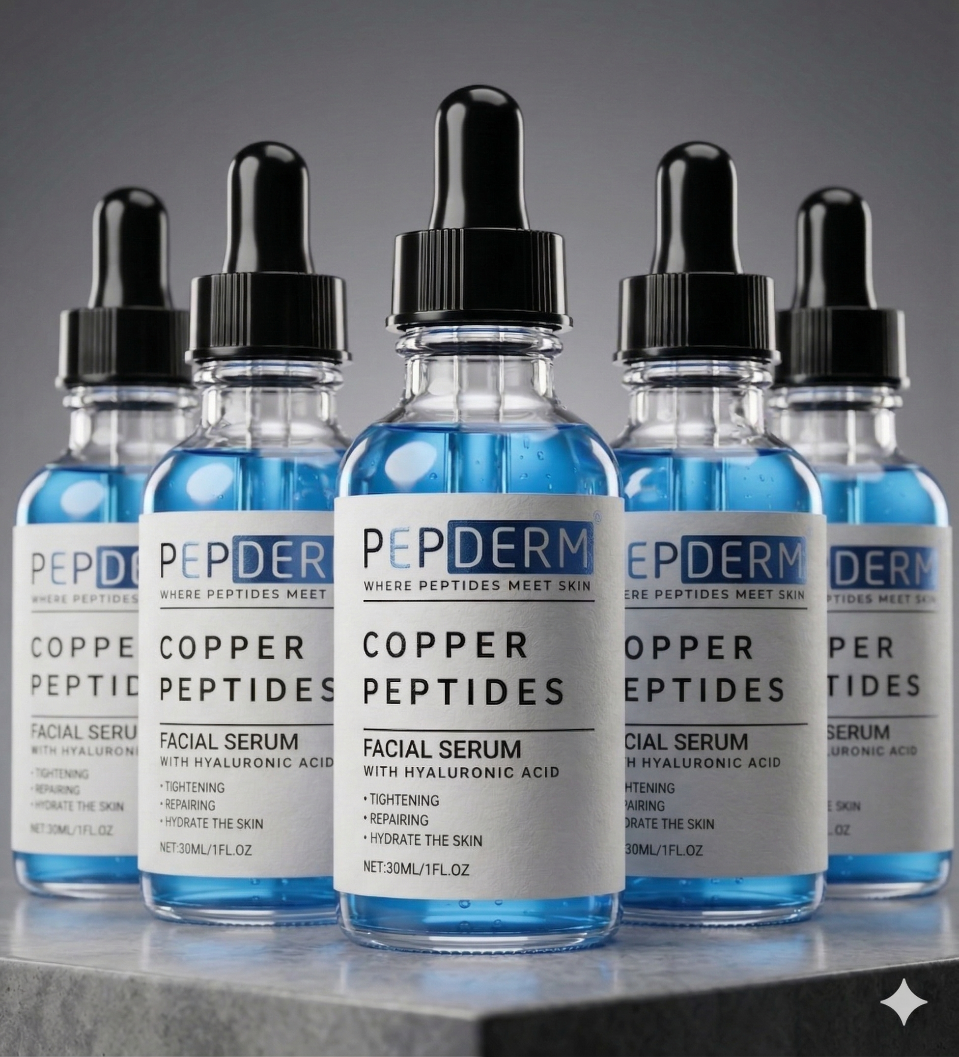 Copper Peptide Serum (GHK-Cu + HA)