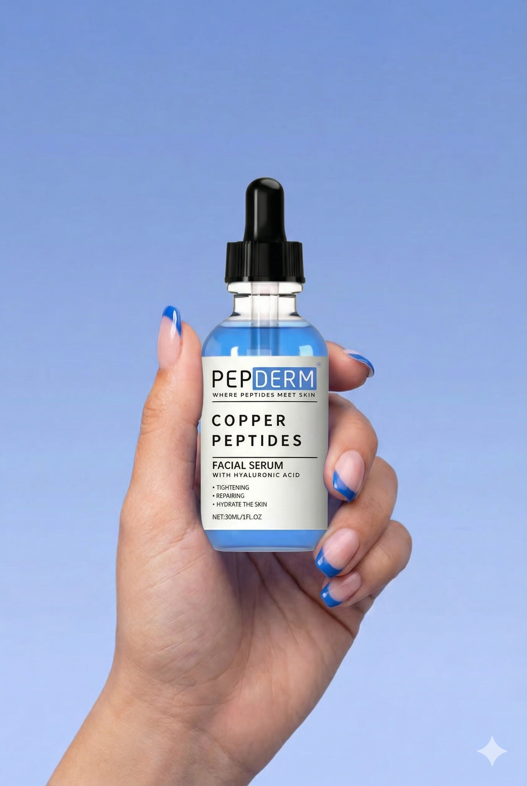 Copper Peptide Serum (GHK-Cu + HA)